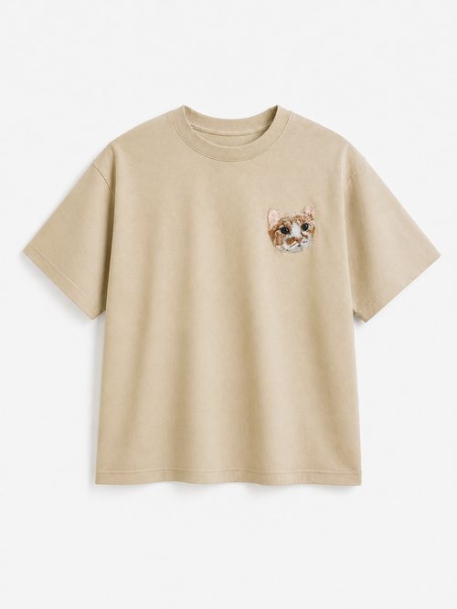 Custom Pet Embroidery T-shirt
