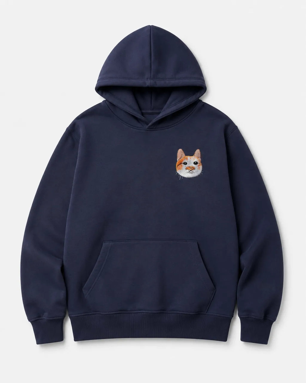 Custom Pet Portrait Embroidered  Hoodie