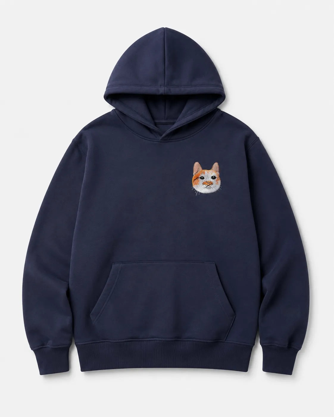 Custom Pet Portrait Embroidered  Hoodie