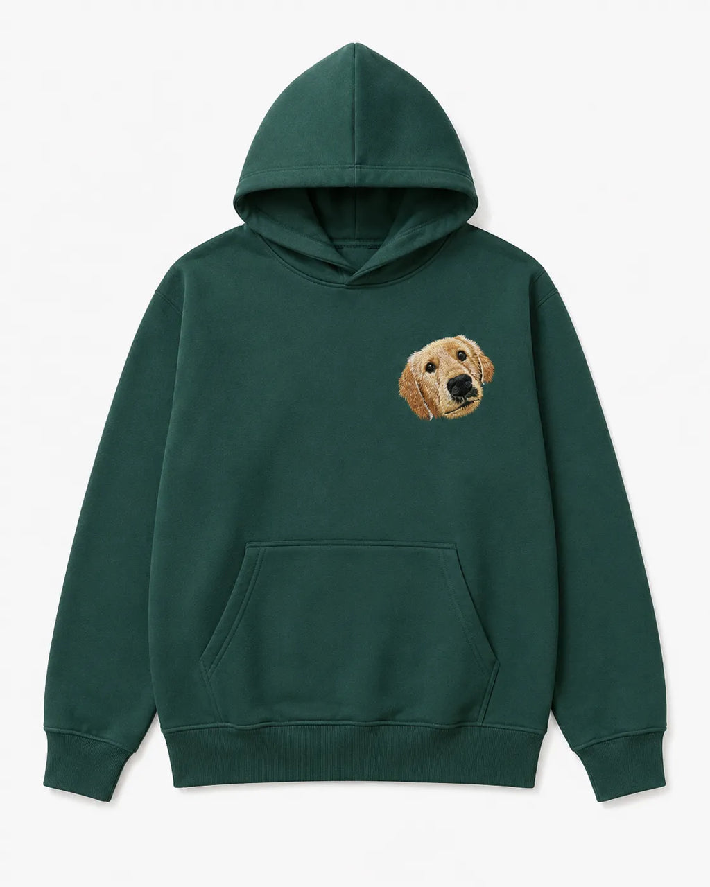 Custom Pet Portrait Embroidered  Hoodie