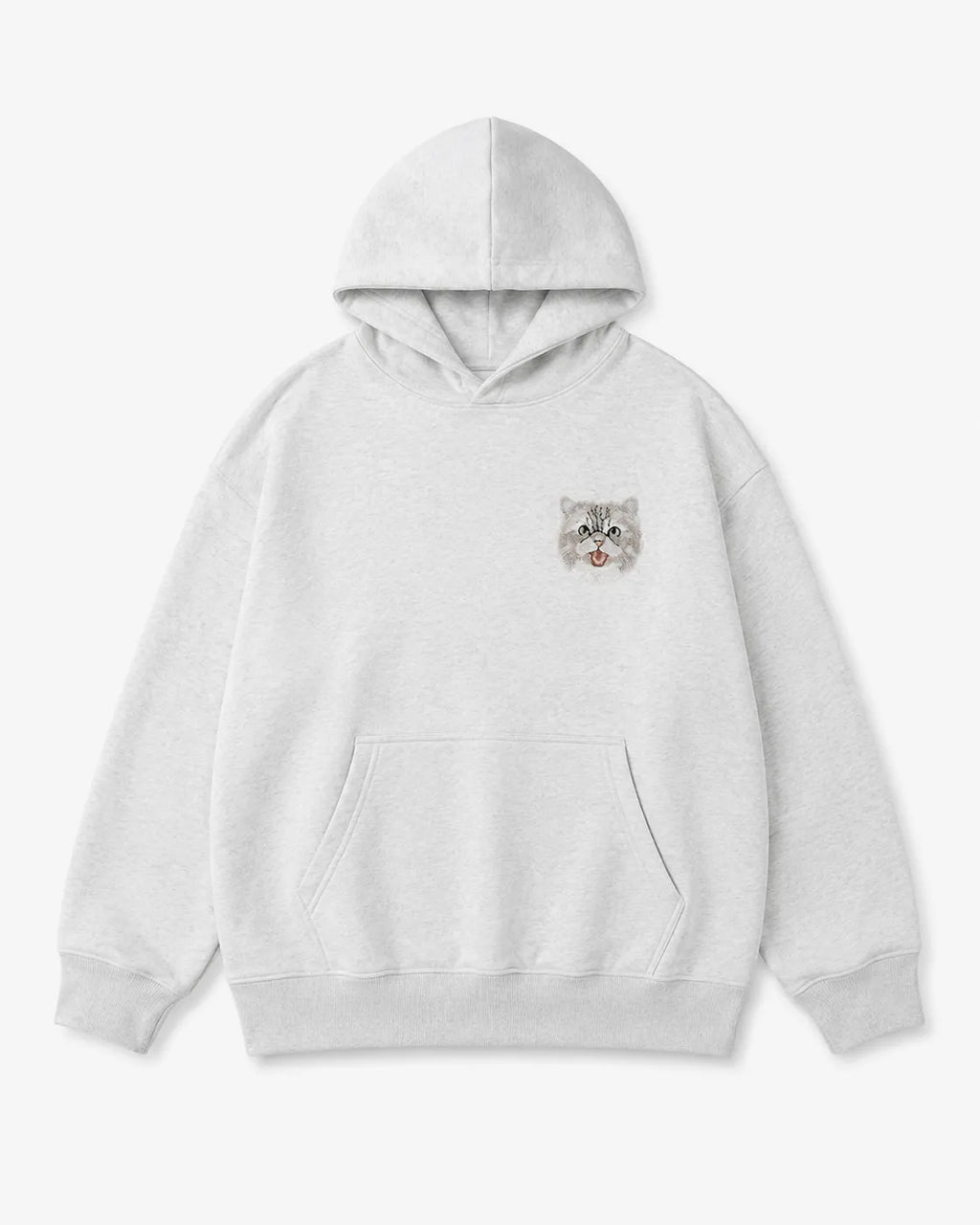 Custom Pet Portrait Embroidered  Hoodie