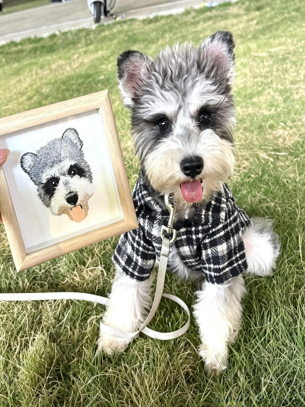 Custom Pet Embroidery Photo Frame