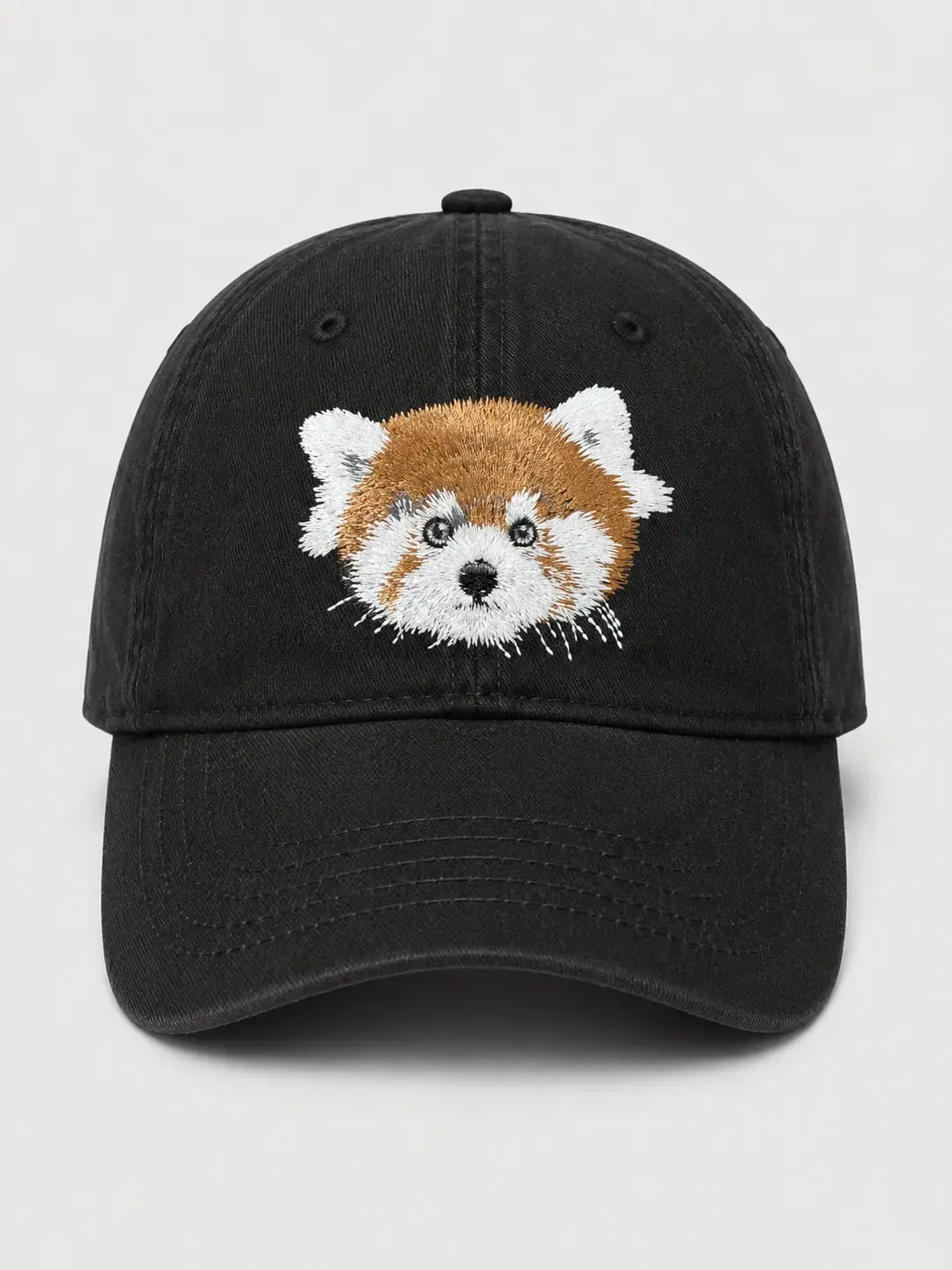 Custom Realistic Pet Portrait Embroidered Baseball Cap – Personalized from Your Pet Photo
