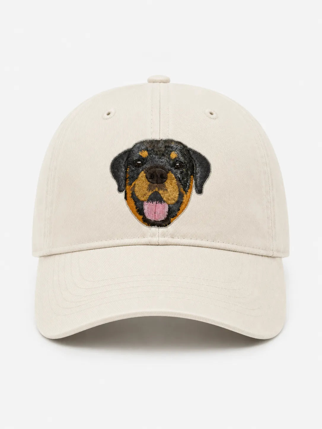 Custom Pet Portrait Embroidered Baseball Cap from Photo